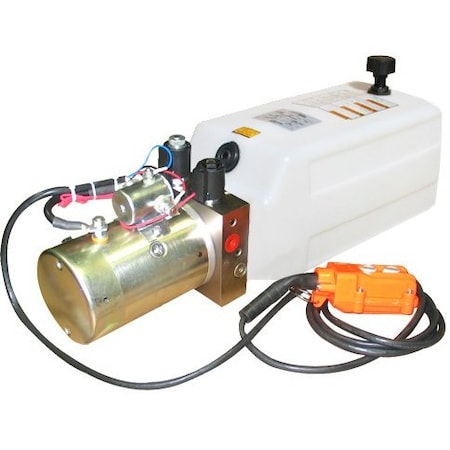 Maxim Power Unit 12 Volt Double Acting 2.5 Gallon Poly Tank 2500 PSI, Solenoid Operated 253150